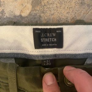 J. Crew Olive Green Chinos Khakis Men’s Size 31